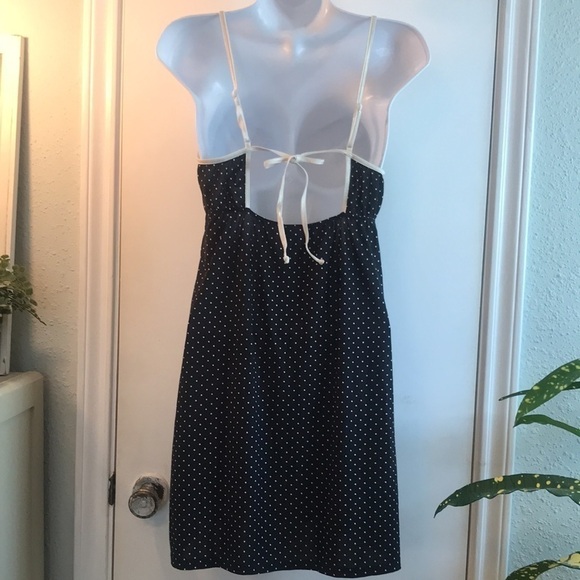 Vintage California Dynasty Polka Dot Lace Nightie Size Med - Picture 4 of 10